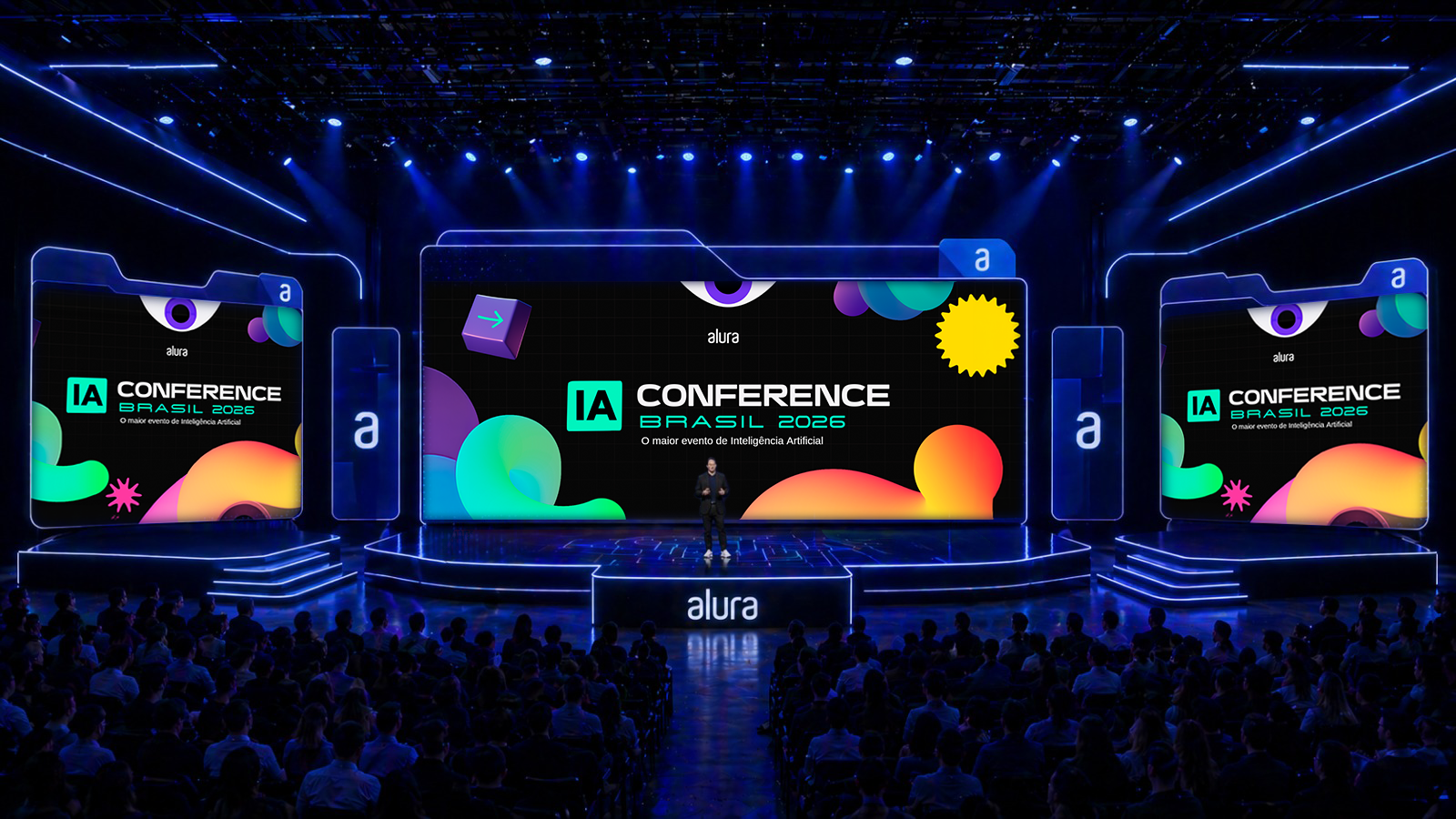 Alura corporate event stage